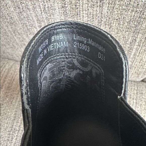 Cole Haan HARA Black Leather Ankle Booties Low Heel Slip-On Women’s Size 8.5B - Picture 6 of 12